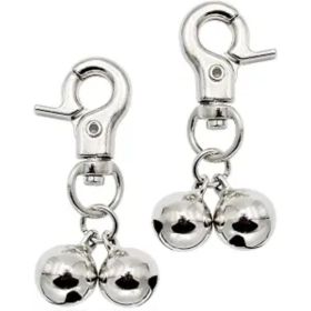 Bells For Dog Collars 2 Pack Stainless Steel Bell Necklace For Dogs Cat (Option: SILVER)