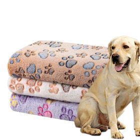 3-pcs Pet Warm Blanket Cat & Dog Bed Mat (Type: Pet Supplies, Color: Style A)